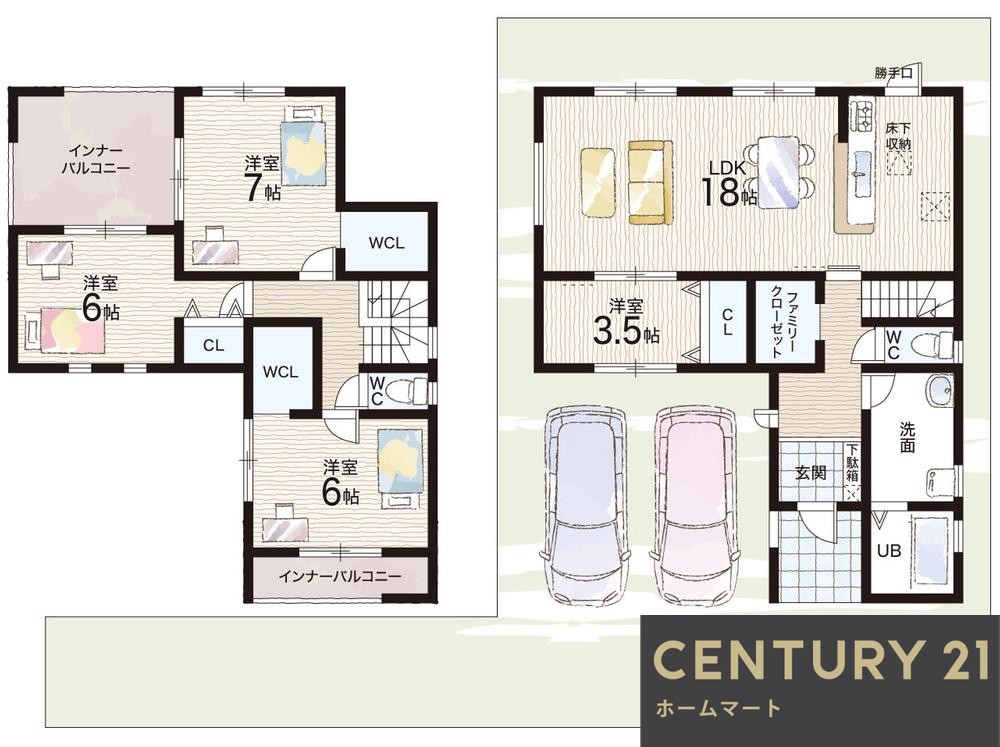 新築戸建 一戸建て大字南十三（御所駅） 2180万円～2480万円の詳細情報 奈良県御所市大字南十三 写真10 センチュリー21ホームマート
