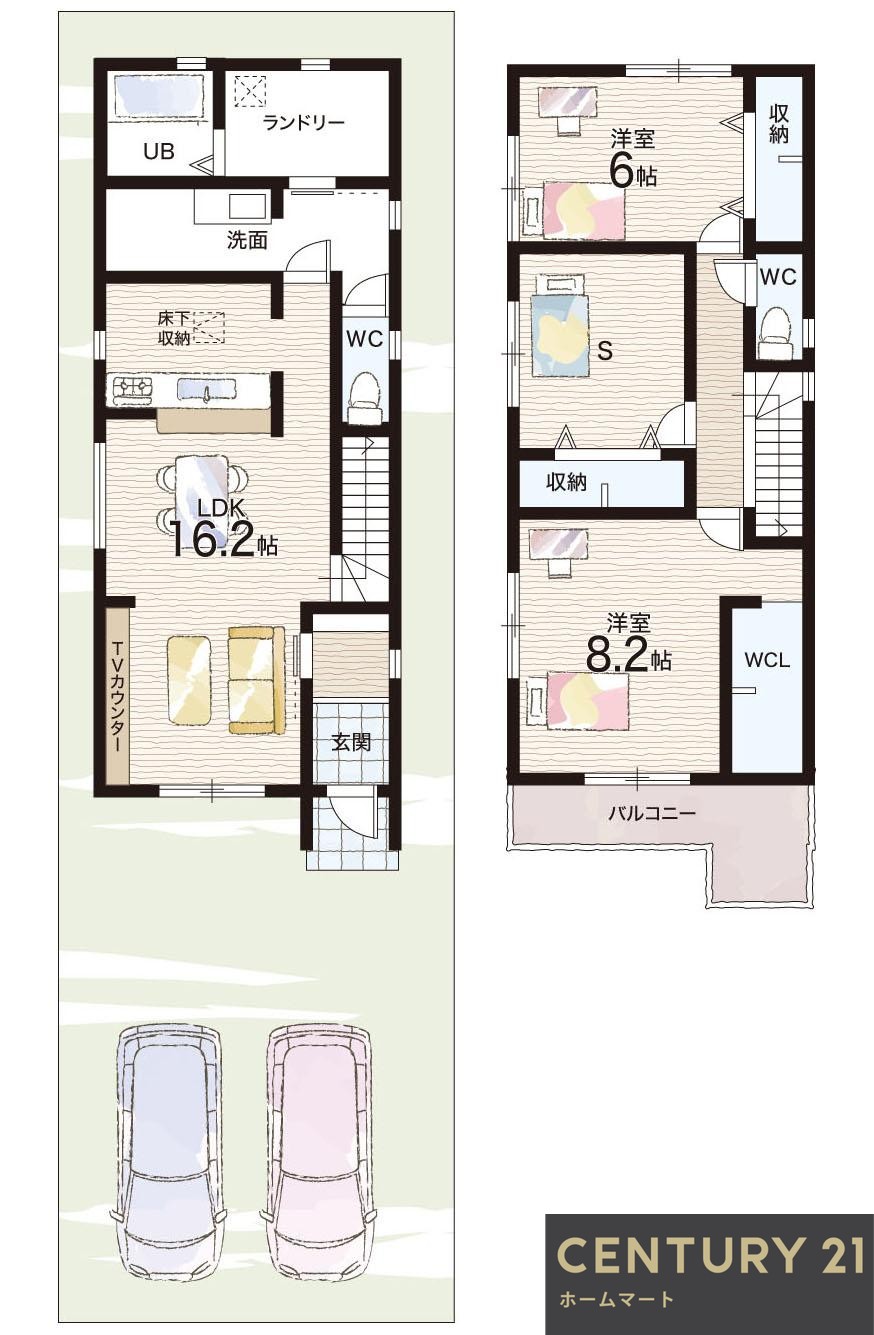 新築戸建 一戸建て島２（沢良宜駅） 4480万円～4680万円の詳細情報 大阪府茨木市島２ 写真12 センチュリー21ホームマート