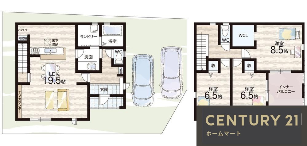 新築戸建 NEW一戸建て平等坊町（前栽駅） 3380万円・3480万円の詳細情報 奈良県天理市平等坊町 写真11 センチュリー21ホームマート