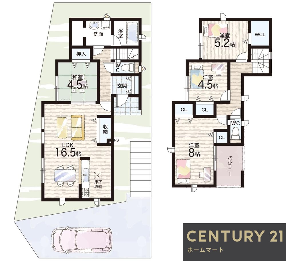 新築戸建 一戸建て京都市北区西賀茂蟹ケ坂町 一戸建て 全５邸第１期の詳細情報 京都府京都市北区西賀茂蟹ケ坂町 写真22 センチュリー21ホームマート