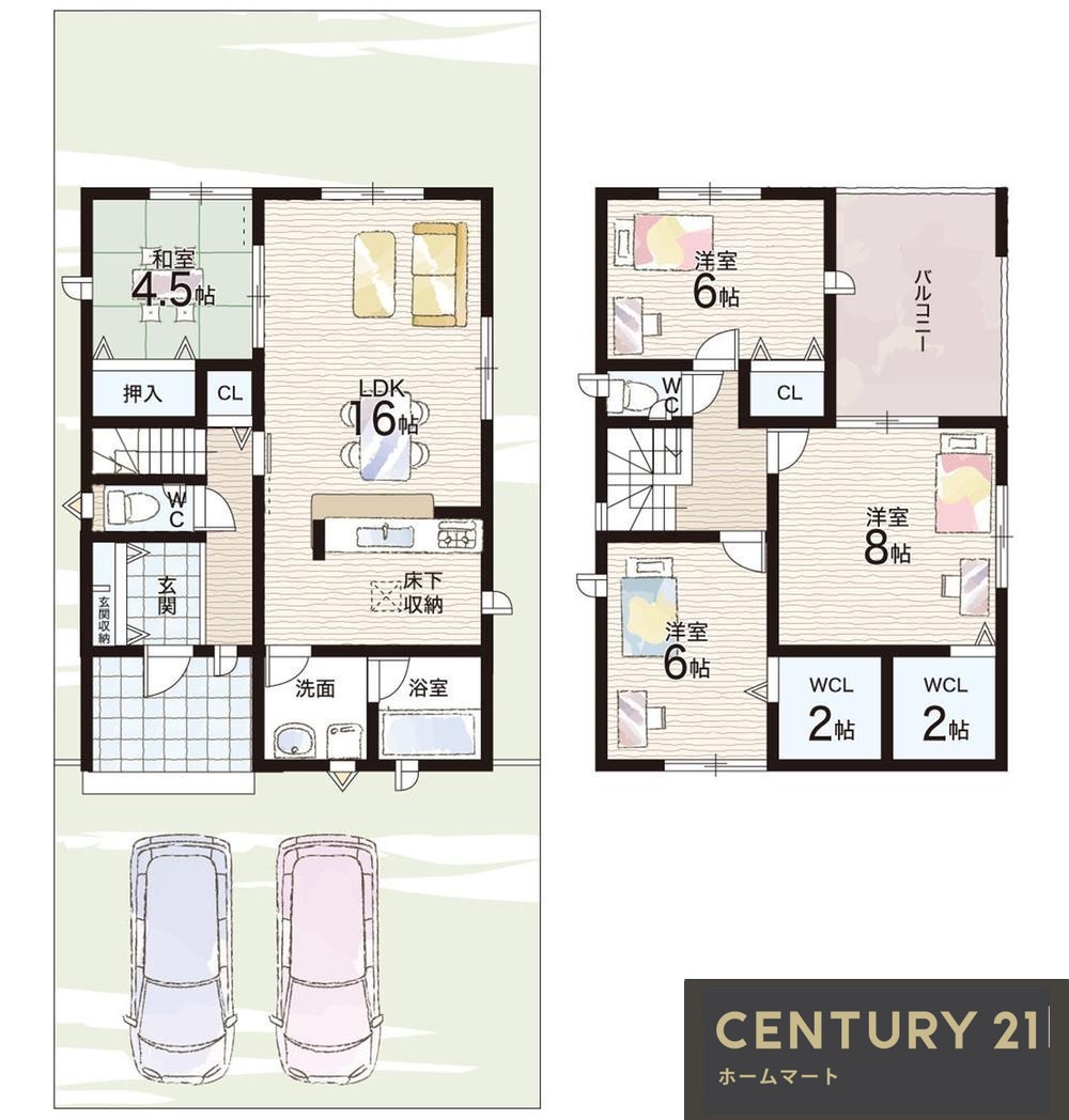 新築戸建 NEW一戸建て大字東辻（御所駅） 2080万円・2180万円の詳細情報 奈良県御所市大字東辻 写真11 センチュリー21ホームマート