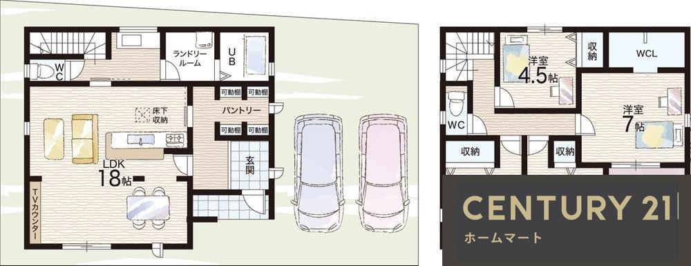 新築戸建 一戸建て杏町 3180万円の詳細情報 奈良県奈良市杏町 写真13 センチュリー21ホームマート