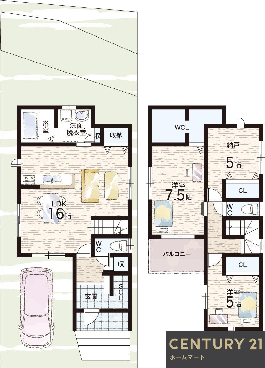 新築戸建 一戸建て上野芝向ヶ丘町２（上野芝駅） 3980万円の詳細情報 大阪府堺市西区上野芝向ヶ丘町２ 写真12 センチュリー21ホームマート