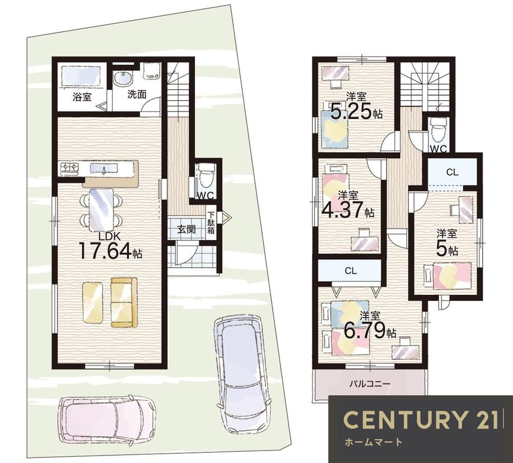 新築戸建 NEW一戸建て井ノ内南内畑（西向日駅） 3398万円の詳細情報 京都府長岡京市井ノ内南内畑 写真13 センチュリー21ホームマート