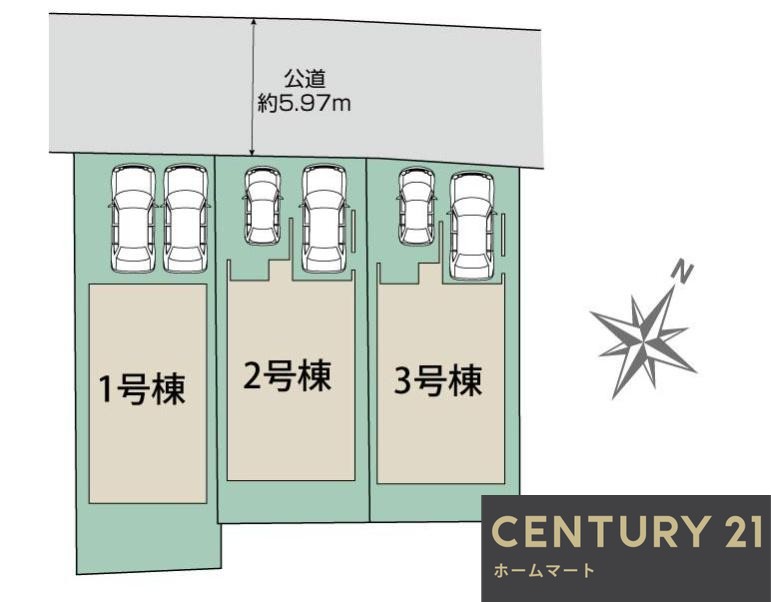 新築戸建 一戸建て南武庫之荘１０（甲子園口駅） 4390万円～4790万円の詳細情報 兵庫県尼崎市南武庫之荘１０ 写真22 センチュリー21ホームマート