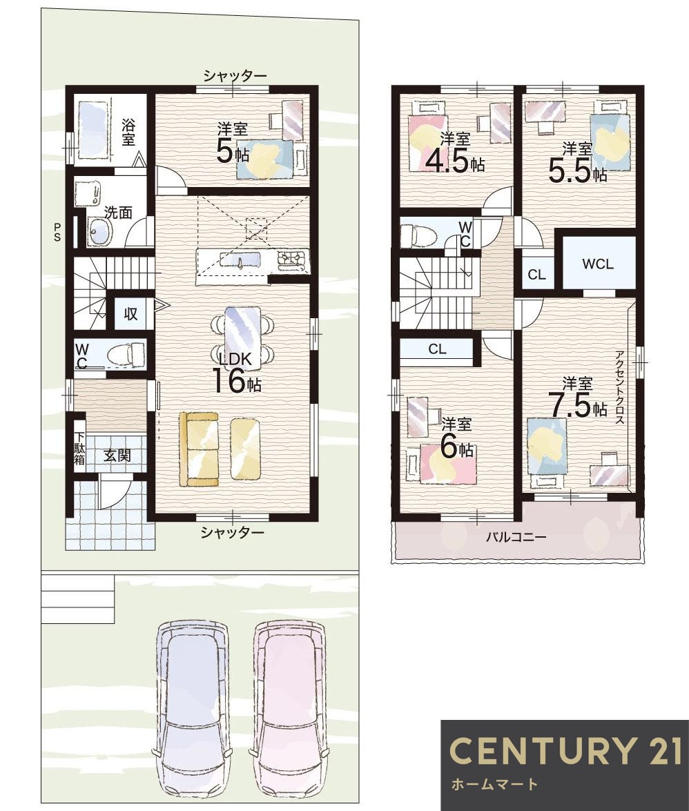 新築戸建 一戸建て宮之阪４（宮之阪駅） 5298万円の詳細情報 大阪府枚方市宮之阪４ 写真5 センチュリー21ホームマート