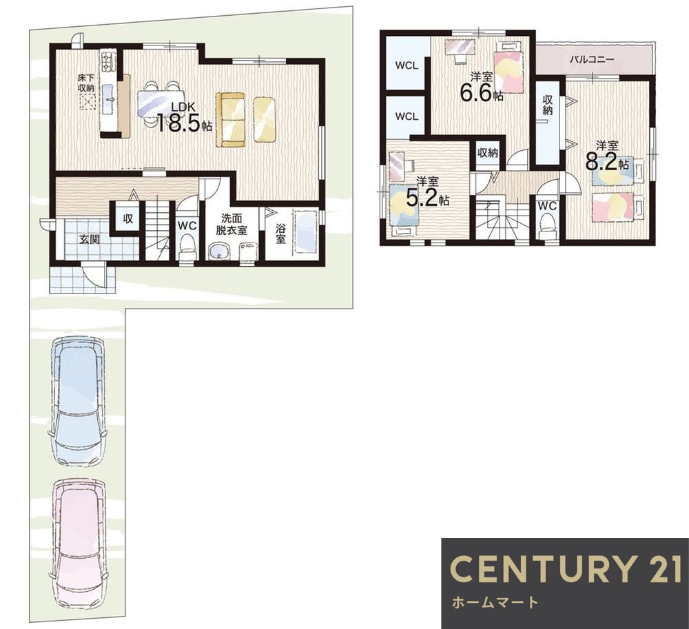 新築戸建 NEW一戸建て松原市天美西 全５邸 一戸建て第２期の詳細情報 大阪府松原市天美西５ 写真20 センチュリー21ホームマート