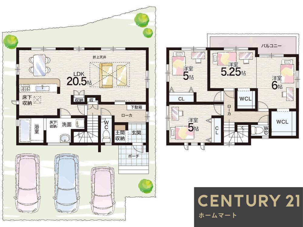 新築戸建 NEW一戸建て東九条町 3480万円～3790万円の詳細情報 奈良県奈良市東九条町 写真13 センチュリー21ホームマート