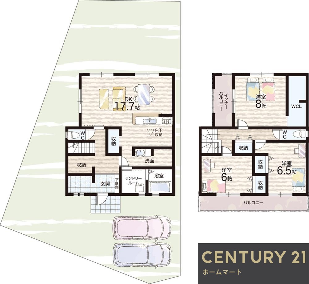 新築戸建 一戸建て大和２ 3980万円の詳細情報 大阪府高槻市大和２ 写真8 センチュリー21ホームマート