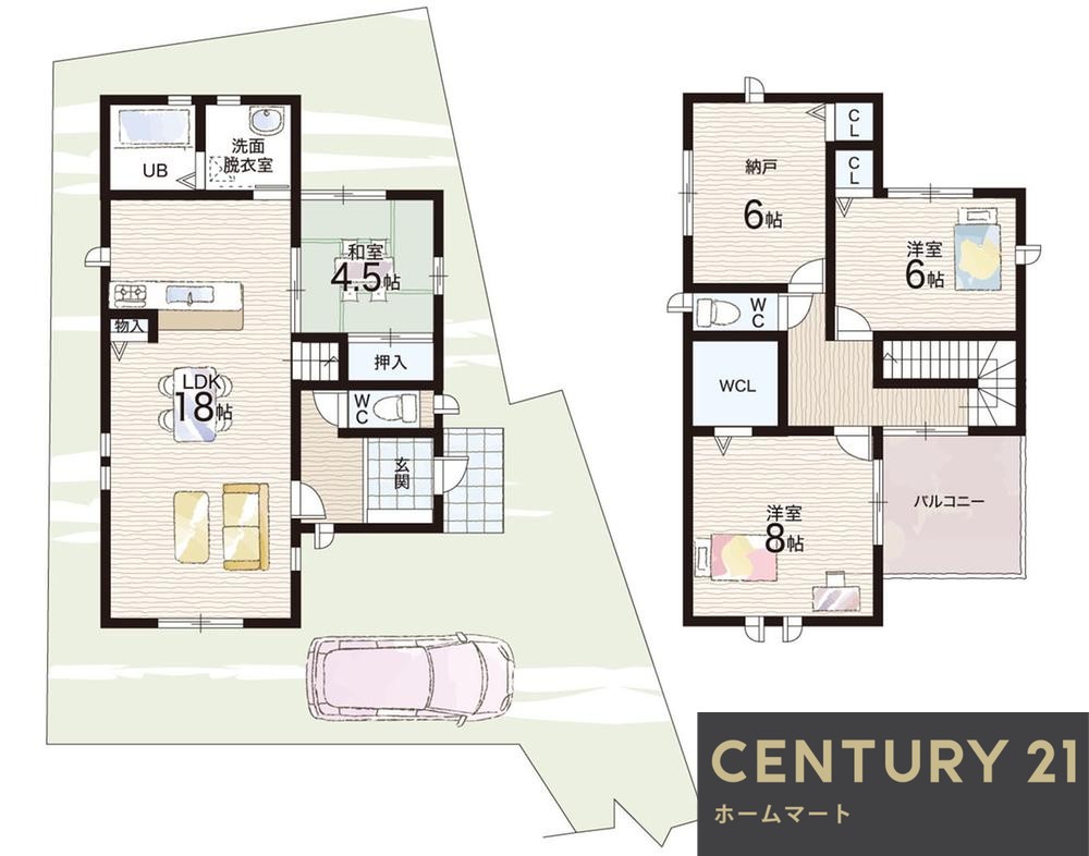 新築戸建 一戸建て西大路町（久米田駅） 2780万円の詳細情報 大阪府岸和田市西大路町 写真13 センチュリー21ホームマート