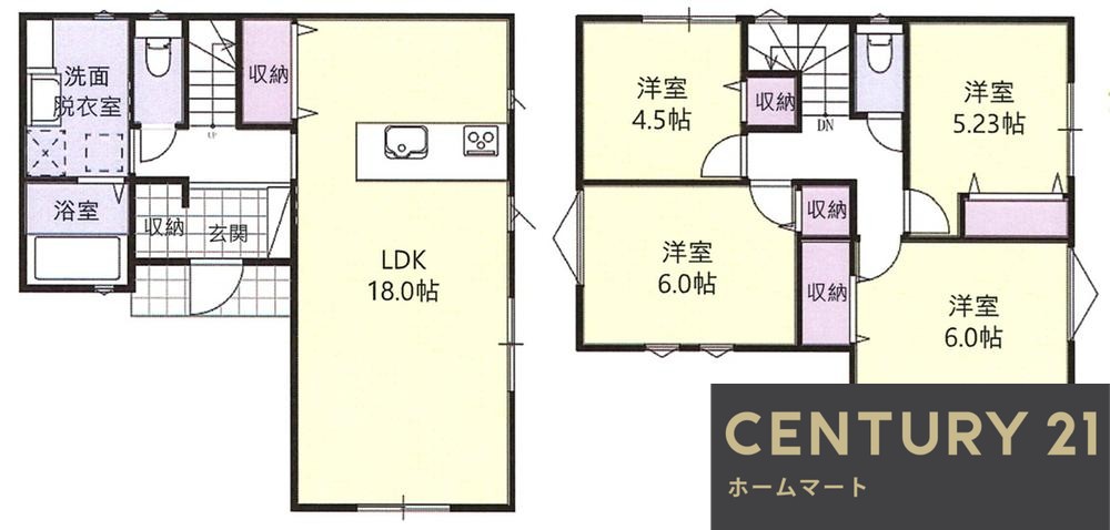 新築戸建 一戸建て千日町（近鉄郡山駅） 3290万円の詳細情報 奈良県大和郡山市千日町 写真13 センチュリー21ホームマート