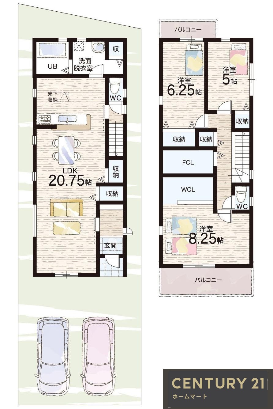 新築戸建 NEW一戸建て安倉南４ 3980万円～4280万円の詳細情報 兵庫県宝塚市安倉南４ 写真14 センチュリー21ホームマート