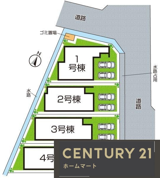 新築戸建 NEW一戸建て安倉南４ 3980万円～4280万円の詳細情報 兵庫県宝塚市安倉南４ 写真9 センチュリー21ホームマート