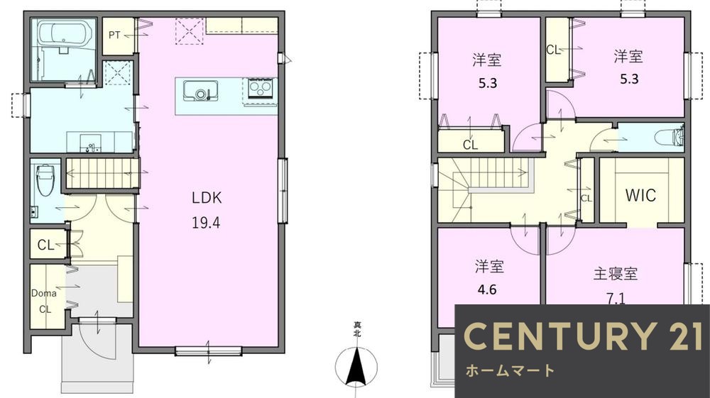新築戸建 NEW一戸建て宝梅２（逆瀬川駅） 5380万円の詳細情報 兵庫県宝塚市宝梅２ 写真17 センチュリー21ホームマート