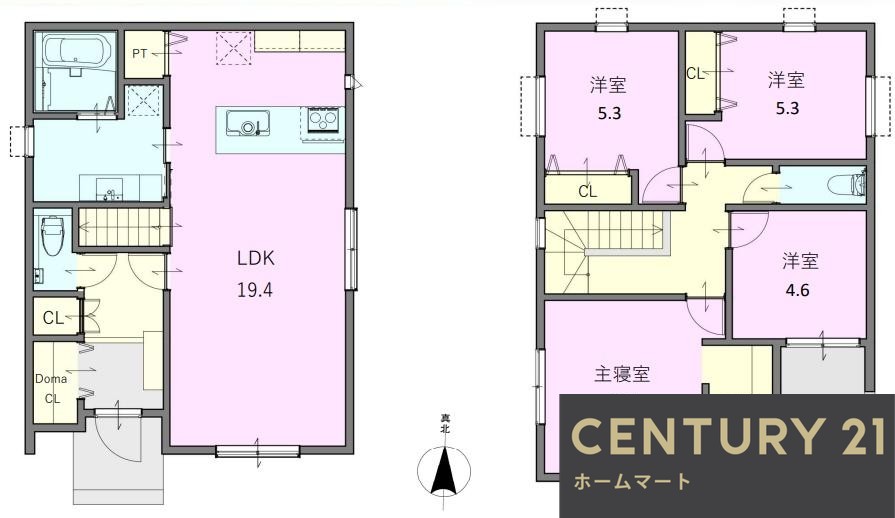 新築戸建 NEW一戸建て宝梅２（逆瀬川駅） 5380万円の詳細情報 兵庫県宝塚市宝梅２ 写真18 センチュリー21ホームマート