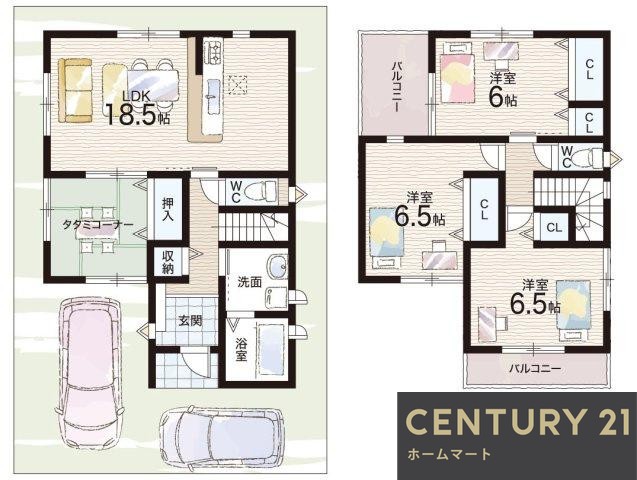 新築戸建 一戸建て八幡山田 3180万円の詳細情報 京都府八幡市八幡山田 写真14 センチュリー21ホームマート