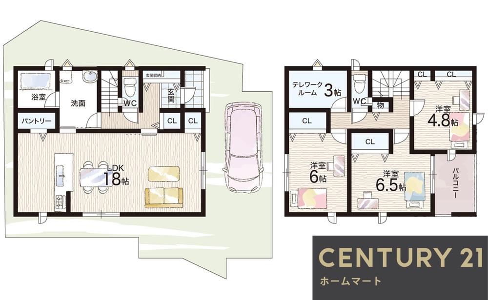新築戸建 一戸建て池田市井口堂 全7邸 一戸建ての詳細情報 大阪府池田市井口堂３-6-20 写真23 センチュリー21ホームマート