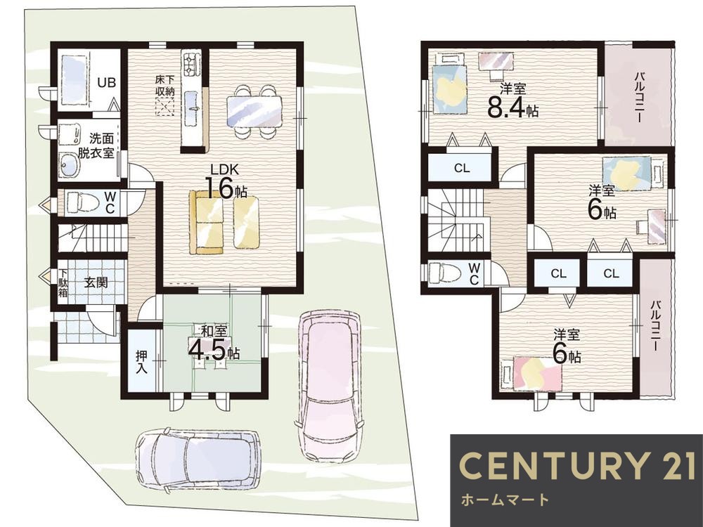 新築戸建 一戸建て星和台２ 3080万円の詳細情報 奈良県北葛城郡河合町星和台２ 写真13 センチュリー21ホームマート