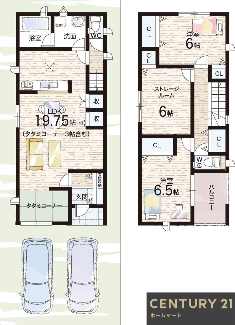 新築戸建 一戸建て木屋町（香里園駅） 3580万円・3680万円の詳細情報 大阪府寝屋川市木屋町 写真8 センチュリー21ホームマート