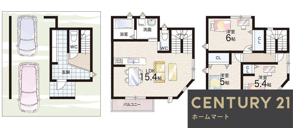 新築戸建 一戸建て小倉東町（牧野駅） 3130万円の詳細情報 大阪府枚方市小倉東町 写真14 センチュリー21ホームマート