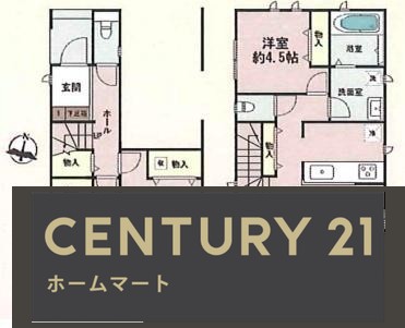新築戸建 NEW一戸建て日置荘西町６（初芝駅） 3090万円～3590万円の詳細情報 大阪府堺市東区日置荘西町６ 写真13 センチュリー21ホームマート