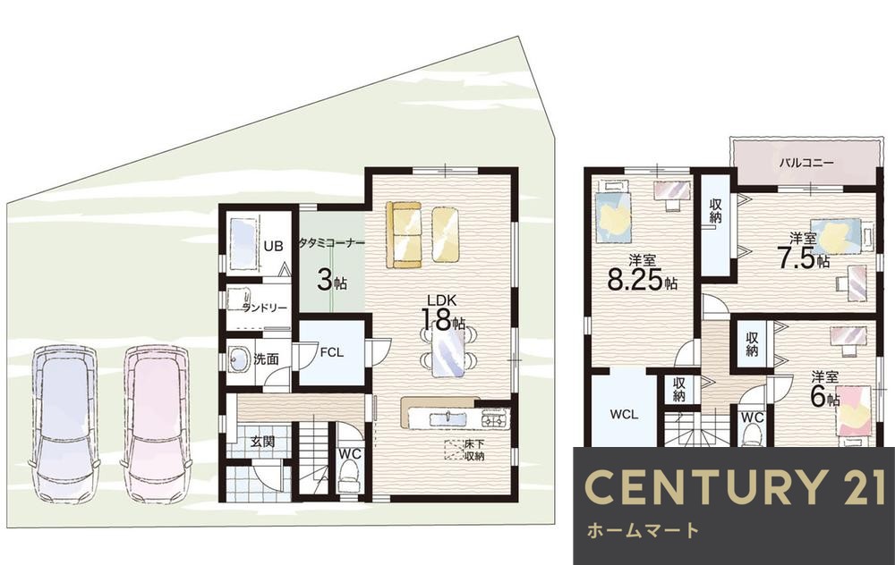 新築戸建 一戸建て道場町日下部（神鉄道場駅） 2980万円～3180万円の詳細情報 兵庫県神戸市北区道場町日下部 写真20 センチュリー21ホームマート