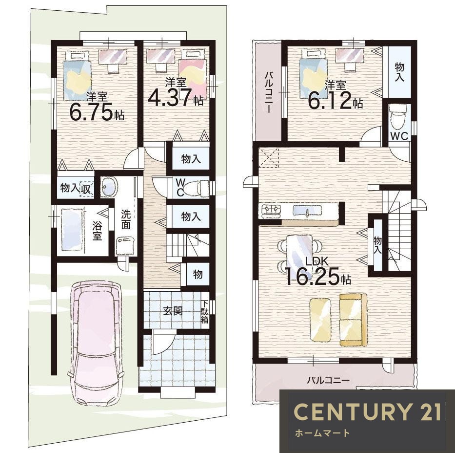 新築戸建 NEW一戸建て永代町２（寺地町駅） 3890万円の詳細情報 大阪府堺市堺区永代町２ 写真12 センチュリー21ホームマート