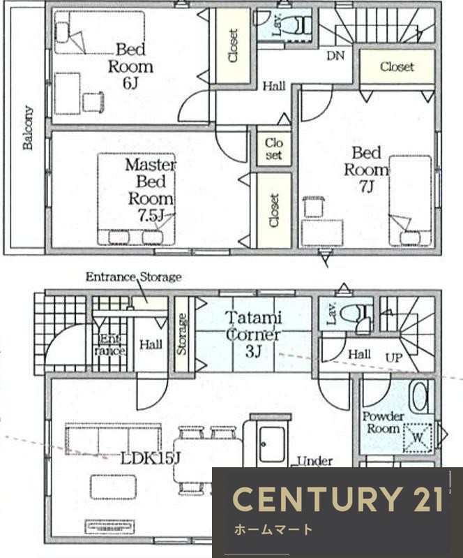新築戸建 NEW一戸建て大字築山（築山駅） 2280万円・2380万円の詳細情報 奈良県大和高田市大字築山 写真10 センチュリー21ホームマート