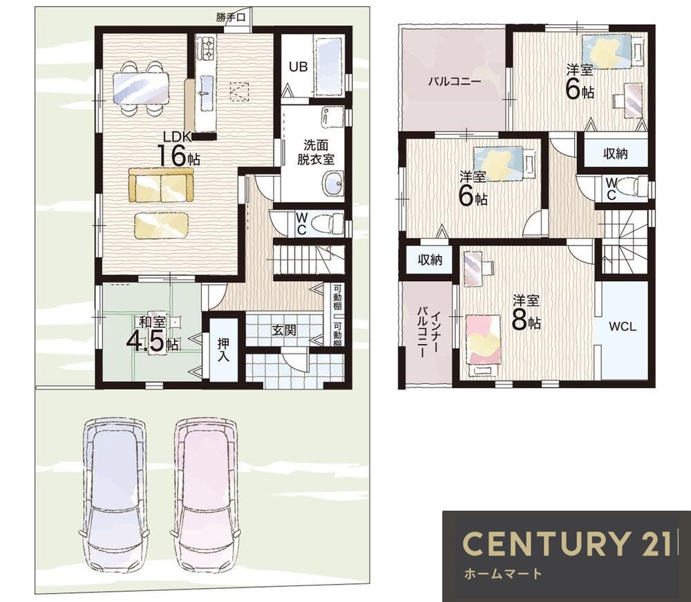 新築戸建 一戸建て大和郡山市下三橋町 全2邸 一戸建て第4期の詳細情報 奈良県大和郡山市下三橋町 写真23 センチュリー21ホームマート