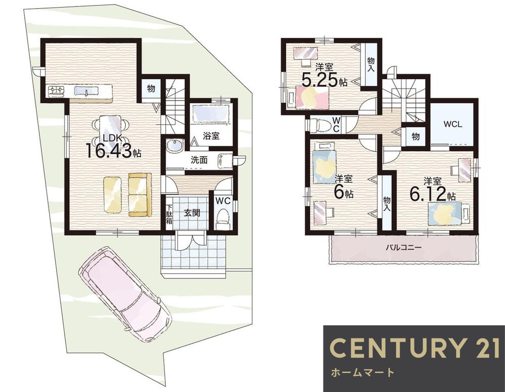 新築戸建 一戸建てHeartful - Town 川西市火打 全７邸の詳細情報 兵庫県川西市火打２ 写真15 センチュリー21ホームマート