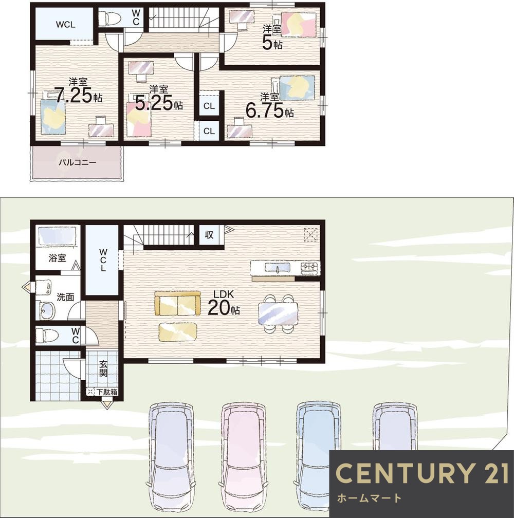 新築戸建 NEW一戸建て荒見町 3998万円の詳細情報 滋賀県守山市荒見町 写真13 センチュリー21ホームマート