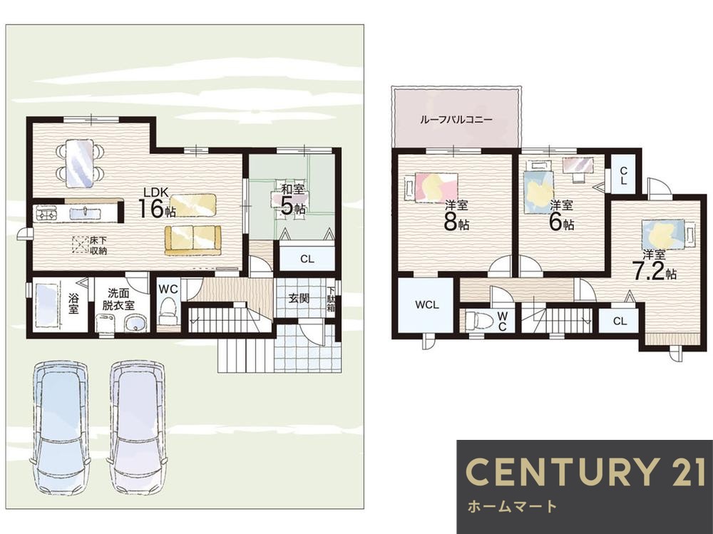 新築戸建 一戸建て月輪５（瀬田駅） 3680万円の詳細情報 滋賀県大津市月輪５ 写真13 センチュリー21ホームマート