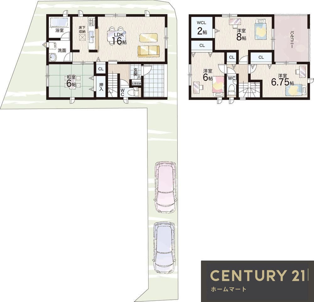 新築戸建 NEW一戸建て中山町 3280万円・3380万円の詳細情報 奈良県奈良市中山町 写真13 センチュリー21ホームマート