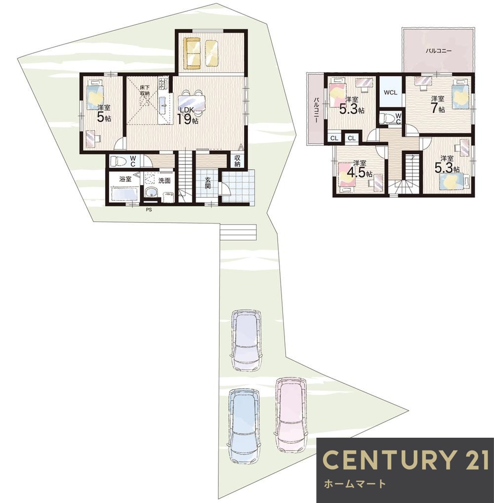 新築戸建 一戸建て菊丘町（枚方公園駅） 5798万円・6398万円の詳細情報 大阪府枚方市菊丘町 写真11 センチュリー21ホームマート