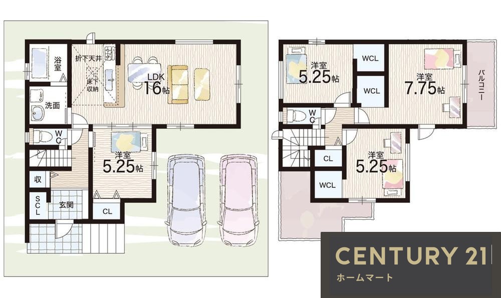 新築戸建 NEW一戸建て廿山２（金剛駅） 3380万円～3780万円の詳細情報 大阪府富田林市廿山２ 写真13 センチュリー21ホームマート