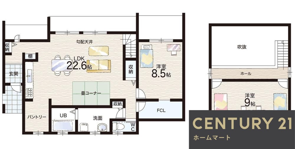 新築戸建 一戸建て大矢船北町 3680万円の詳細情報 大阪府河内長野市大矢船北町 写真10 センチュリー21ホームマート