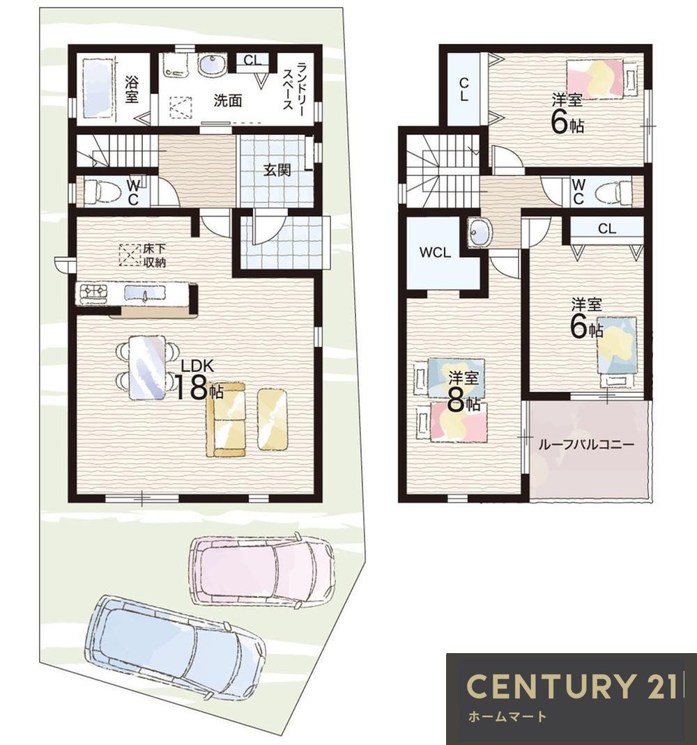 新築戸建 NEW一戸建て刑部４（恩智駅） 3680万円・3980万円の詳細情報 大阪府八尾市刑部４ 写真15 センチュリー21ホームマート