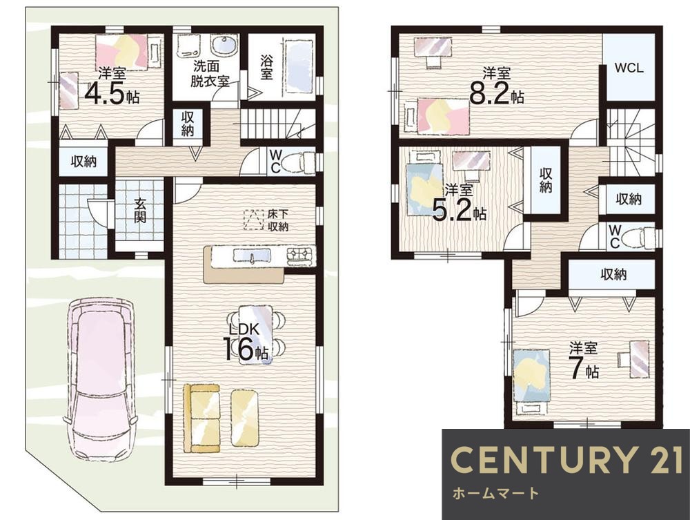 新築戸建 一戸建て大美野（萩原天神駅） 3680万円～4080万円の詳細情報 大阪府堺市東区大美野 写真10 センチュリー21ホームマート