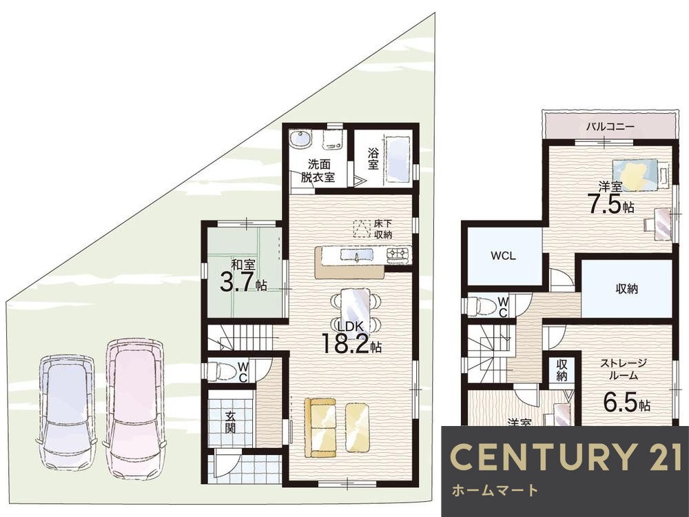 新築戸建 一戸建て大美野（萩原天神駅） 3680万円～4080万円の詳細情報 大阪府堺市東区大美野 写真13 センチュリー21ホームマート