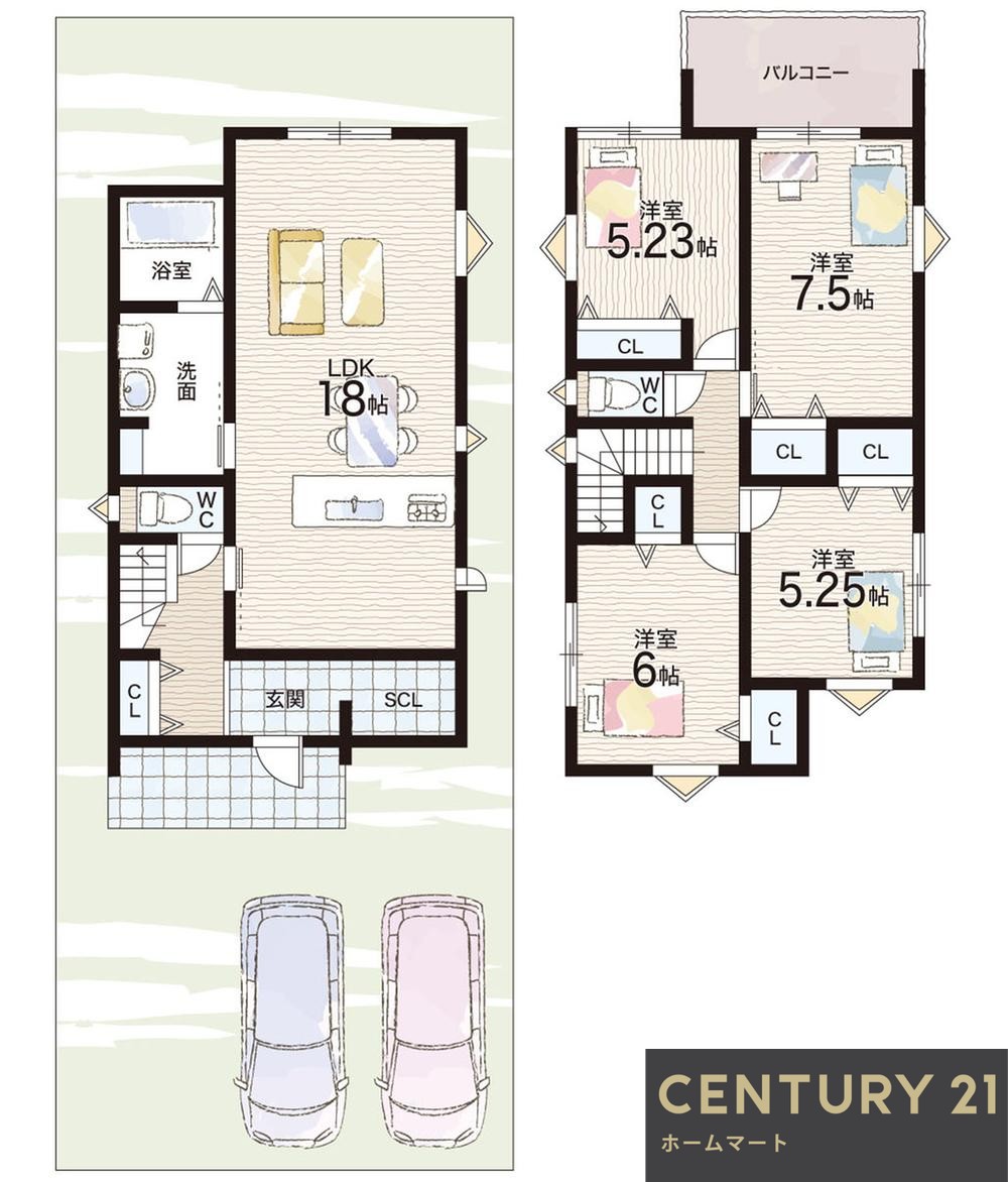 新築戸建 一戸建て奈良市大安寺3丁目 全2邸 一戸建ての詳細情報 奈良県奈良市大安寺３ 写真23 センチュリー21ホームマート