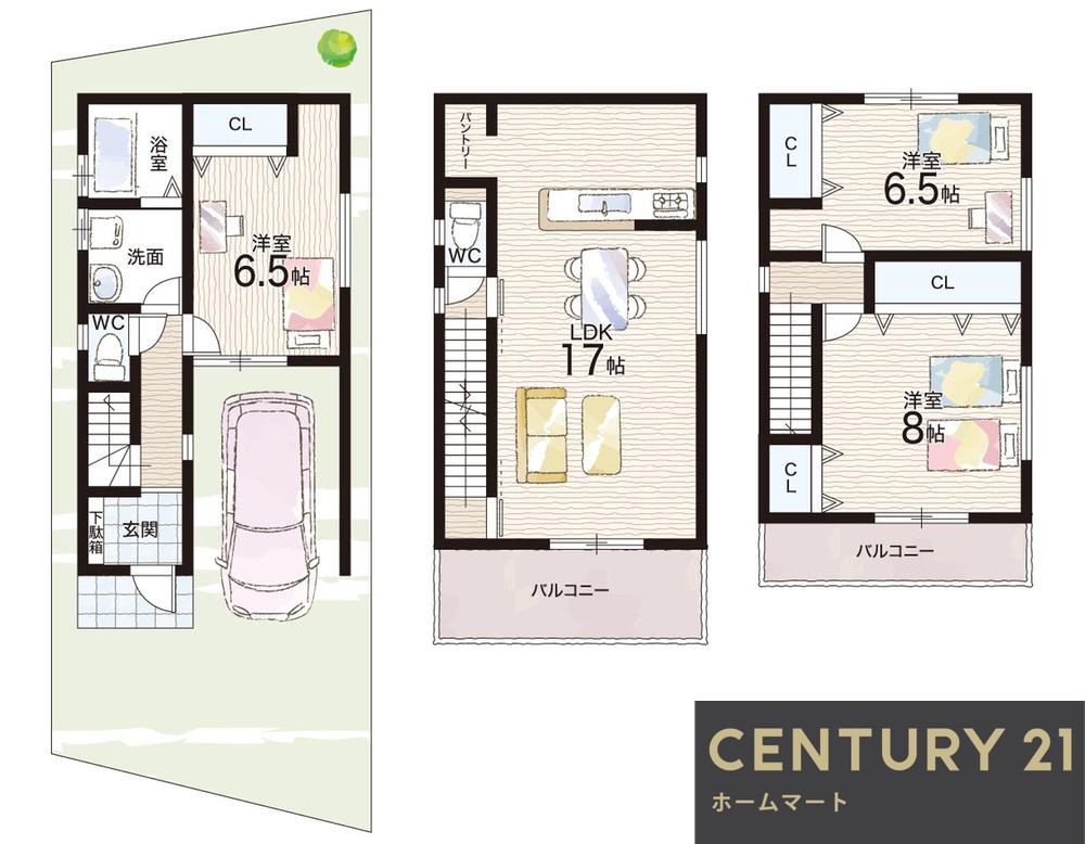 新築戸建 一戸建て山之上１ 2980万円の詳細情報 大阪府枚方市山之上１ 写真14 センチュリー21ホームマート