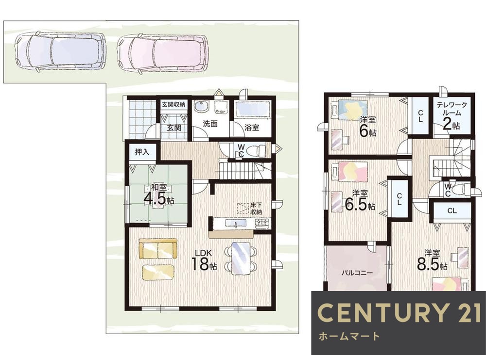 新築戸建 一戸建て天理市杉本町 全4邸 一戸建て第2期の詳細情報 奈良県天理市杉本町 写真16 センチュリー21ホームマート
