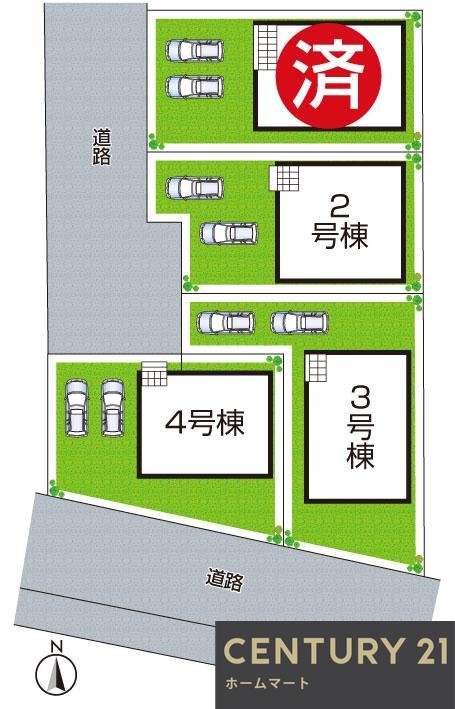 新築戸建 一戸建て天理市杉本町 全4邸 一戸建て第2期の詳細情報 奈良県天理市杉本町 写真18 センチュリー21ホームマート