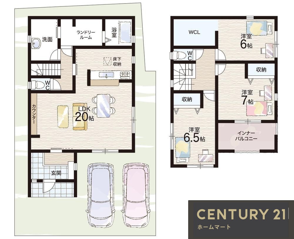 新築戸建 一戸建て磯上町２（忠岡駅） 3280万円・3380万円の詳細情報 大阪府岸和田市磯上町２ 写真14 センチュリー21ホームマート
