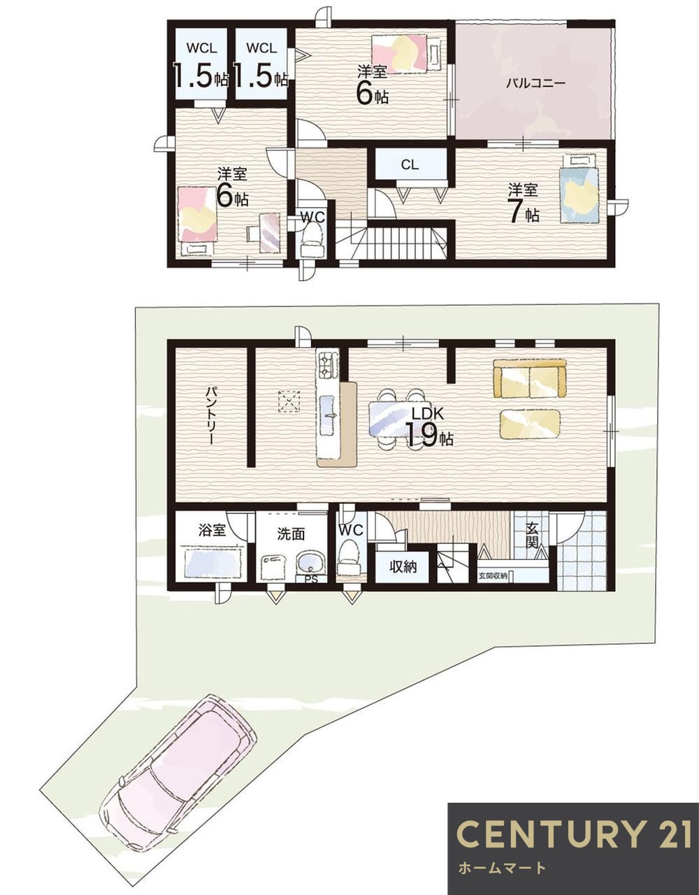 新築戸建 一戸建て長尾峠町 2880万円～3180万円の詳細情報 大阪府枚方市長尾峠町34-18 写真14 センチュリー21ホームマート