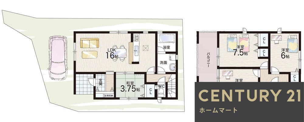 新築戸建 一戸建て長尾峠町 2880万円～3180万円の詳細情報 大阪府枚方市長尾峠町34-18 写真17 センチュリー21ホームマート