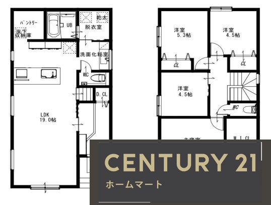 新築戸建 NEW一戸建て日置荘西町５（初芝駅） 4480万円の詳細情報 大阪府堺市東区日置荘西町５ 写真12 センチュリー21ホームマート