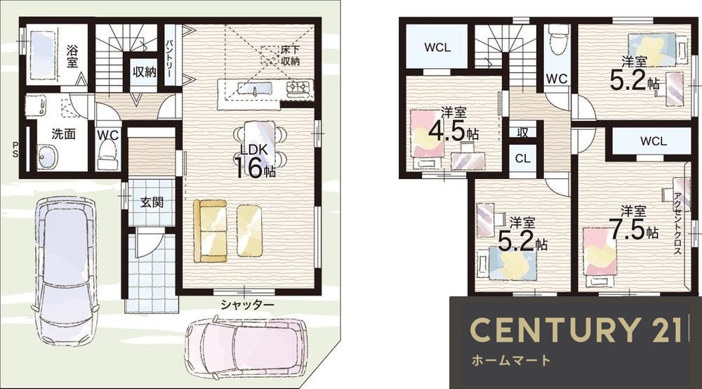 新築戸建 NEW一戸建て玉串町西１（河内花園駅） 4148万円・4198万円の詳細情報 大阪府東大阪市玉串町西１ 写真13 センチュリー21ホームマート
