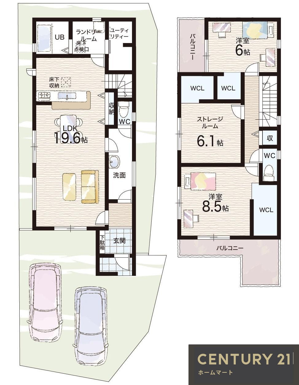 新築戸建 一戸建て並松町（岸和田駅） 3280万円・3380万円の詳細情報 大阪府岸和田市並松町 写真13 センチュリー21ホームマート