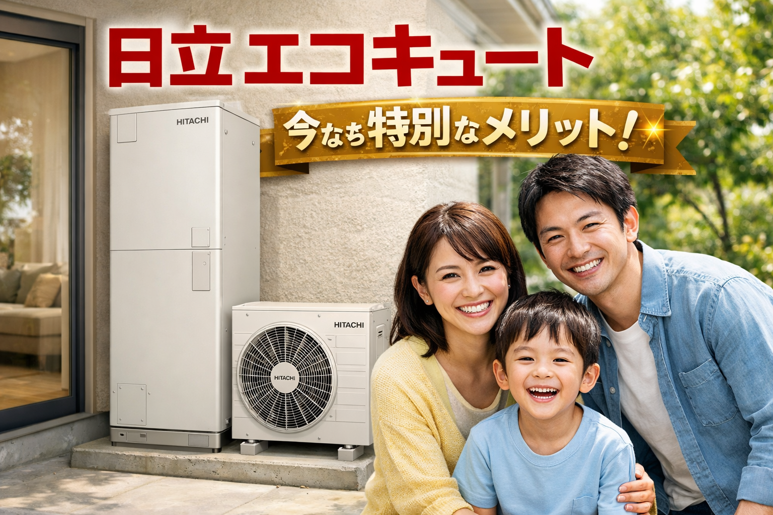 エコキュートのタンク容量・サイズの選び方をご紹介！工事依頼も受付中！